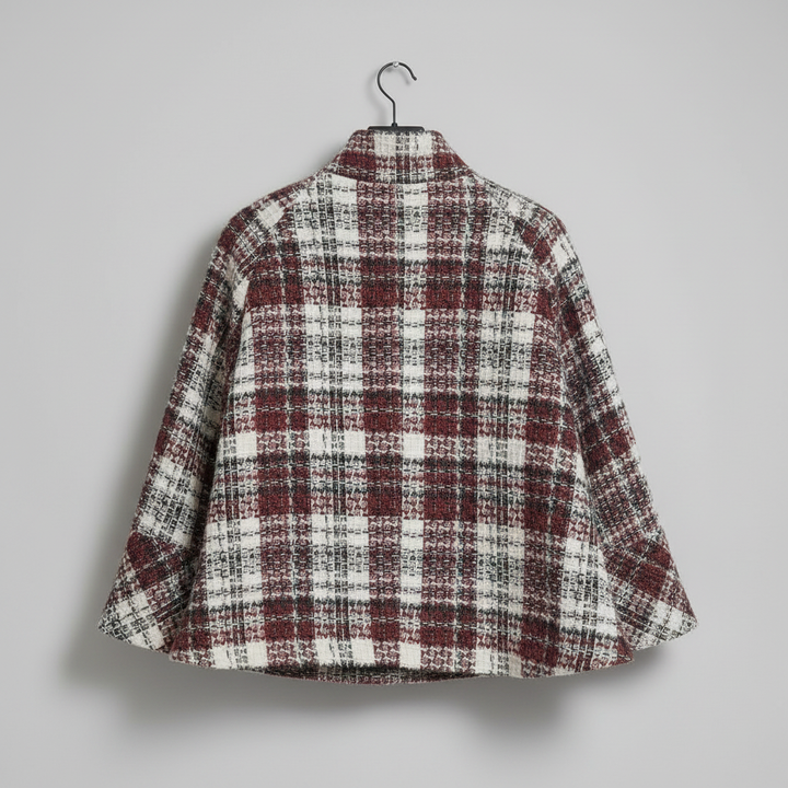 Beatrice | Plaid Cape Jacket