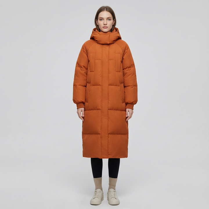 GIGATY™ - Classic Hooded Long Puffer Coat