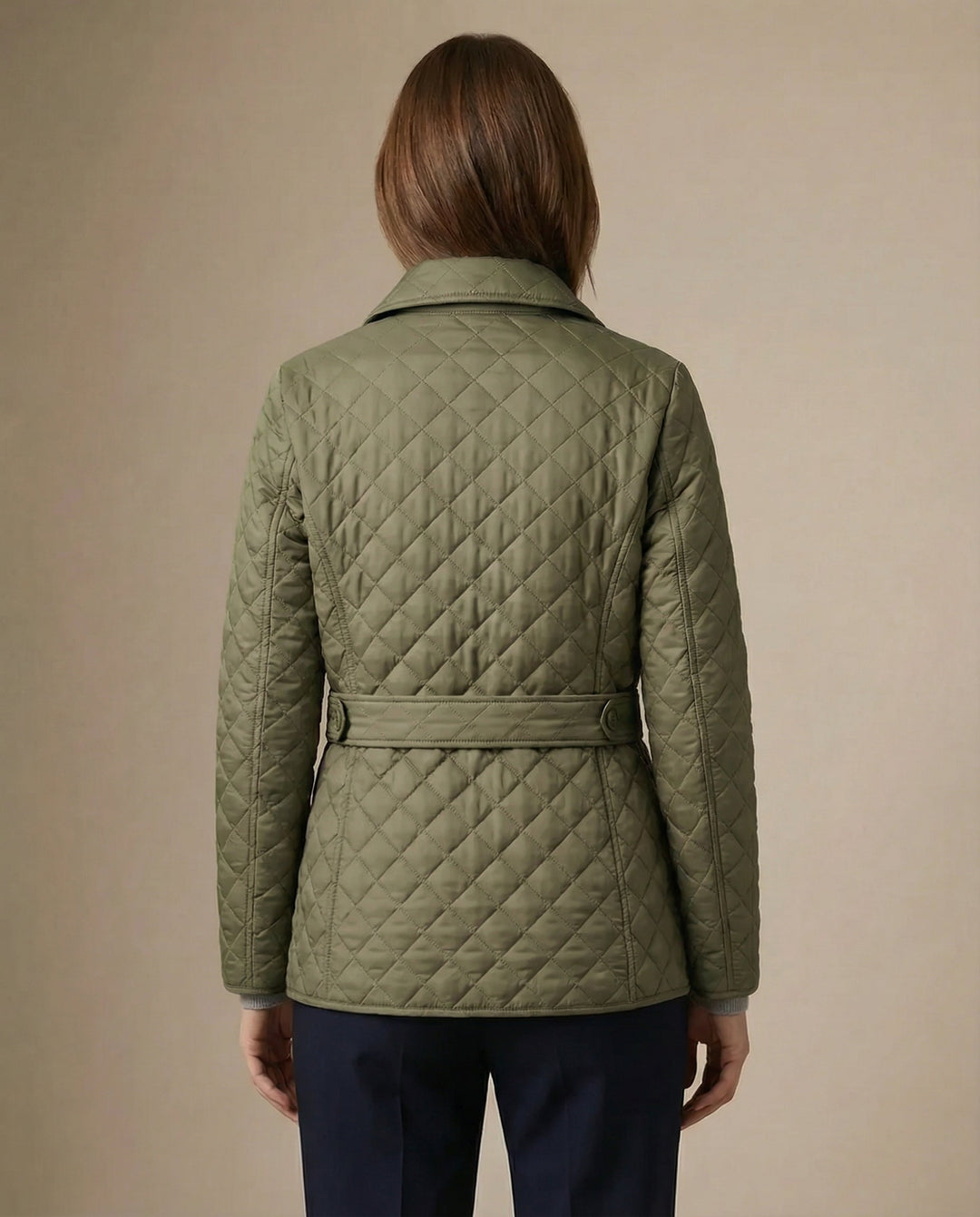 Quilted Button Up Jacket