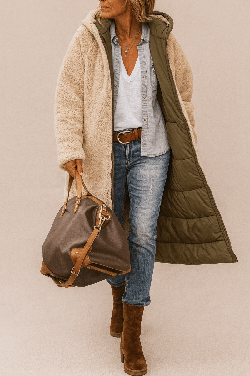 SASHA | LUXURIOUS REVERSIBLE SOFT COAT